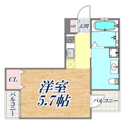 ヴィアノ須磨コルティーレの物件間取画像